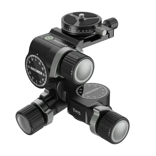 NEEWER TH15 3-Way Geared Tripod Head