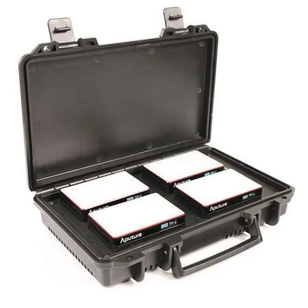 Aputure MC 4-Light Travel Kit with Charging Case