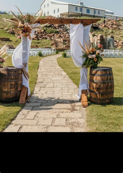 Wooden Wedding Arbor