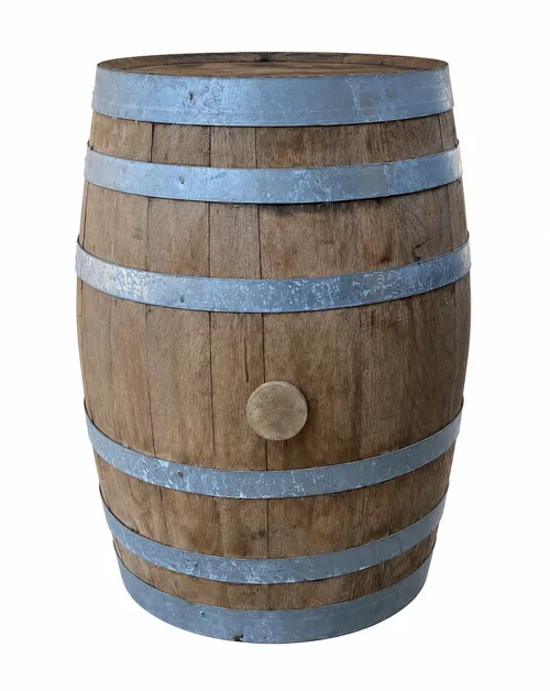 Rustic Wooden Barrel