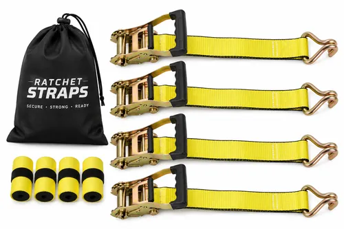 Heavy-Duty Ratchet Straps – Set of 2