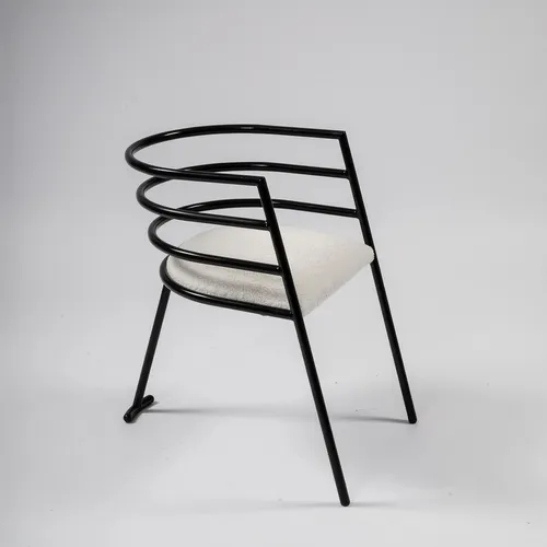 Fauteuil en métal tubulaire, inconnu, années 1980