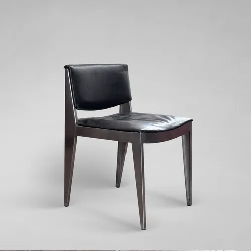 Chaise noire, inconnu, années 1980