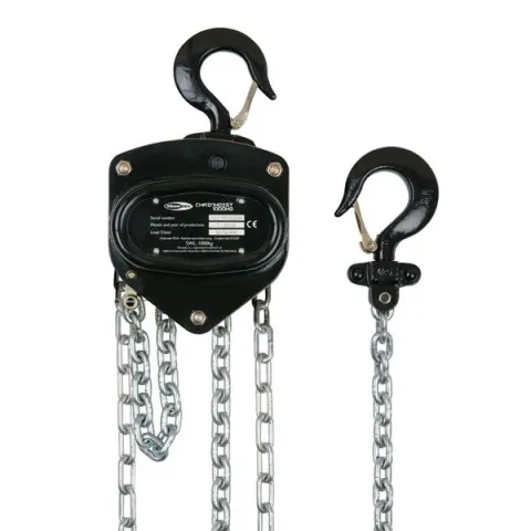 Manuele kettingtakel 8m 1ton
