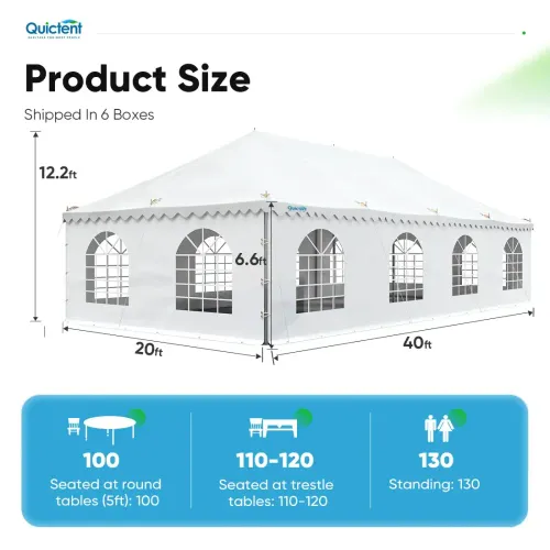 20'x40' pole tent 