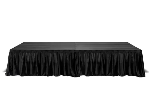 Black Skirting for Stage 