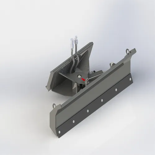 Skid steer dozer blade