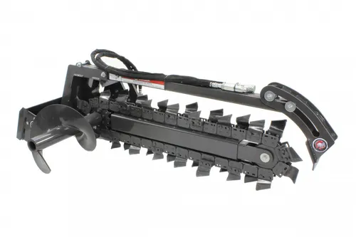 Mini skid trencher