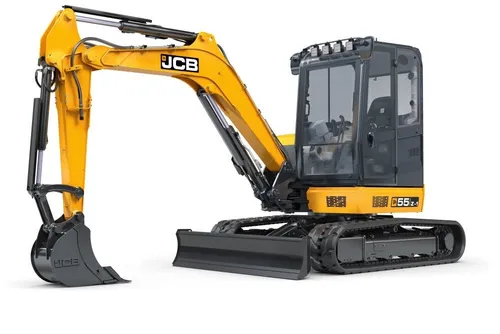 11,000-12,000 pound (5-6 ton) enclosed cab excavator