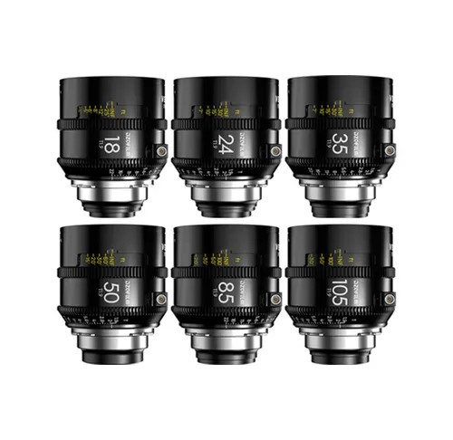 Set x6 DZOFILM Vespid Prime 2 T1.9 (18/24/35/50/85/105mm)