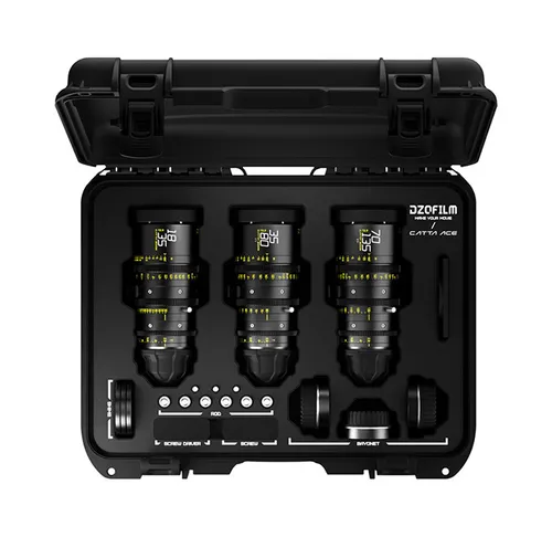 Set x3 DZOFILM Catta Ace T2.9 (18-35/35-80/70-135mm)