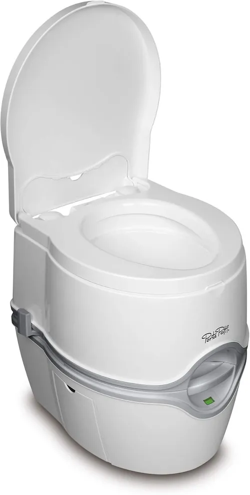 Electric Portable Toilet- Cordless (with Privacy Tent)