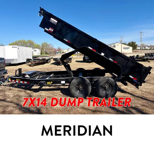 #D14 (MERIDIAN) 7X14 DUMP TRAILER