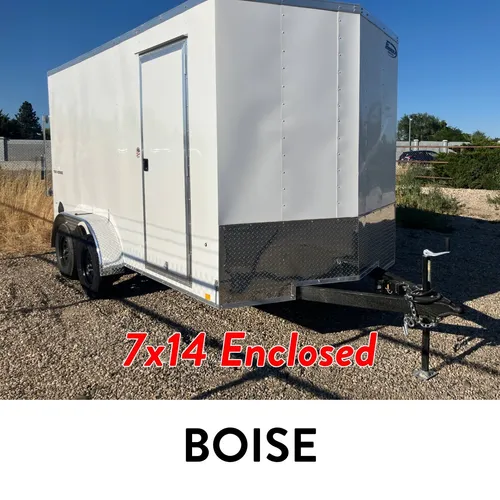 #E8 (BOISE) 7x14 ENCLOSED CARGO TRAILER