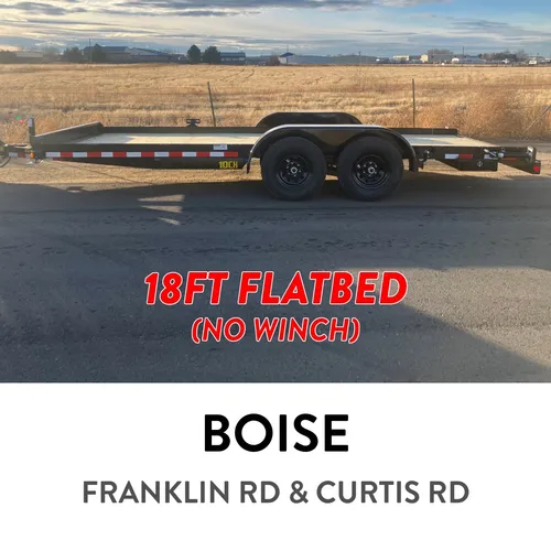 #C1 (SOUTH BOISE) 18FT FLATBED CAR HAULER