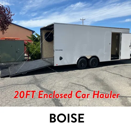 #E3 (BOISE) 20FT CAR HAULER ENCLOSED