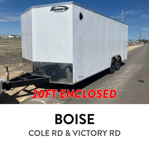 #E1 (SOUTH BOISE) 20FT CAR HAULER ENCLOSED