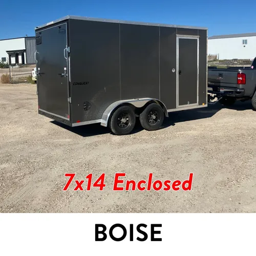 #E6 (BOISE) 7x14 ENCLOSED CARGO TRAILER