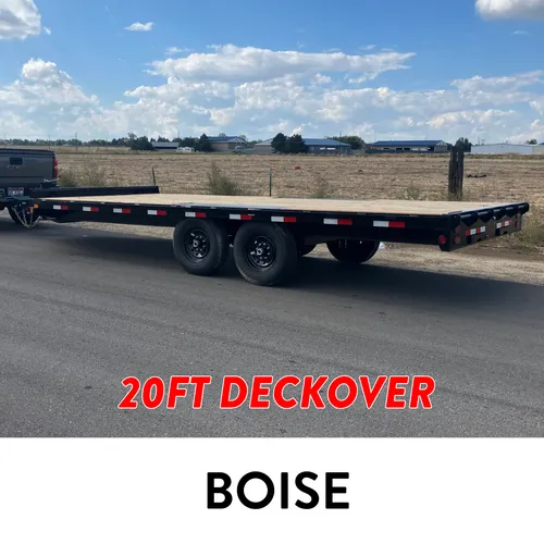 #F1 (BOISE) 20FT DECKOVER EQUIPMENT FLATBED TRAILER 
