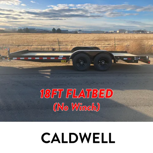#C3 (CALDWELL) 18FT FLATBED CAR HAULER