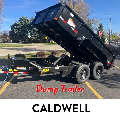 #D8 (CALDWELL) 6X12 DUMP TRAILER