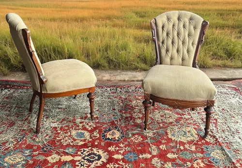 Vintage Settee and Side Chairs