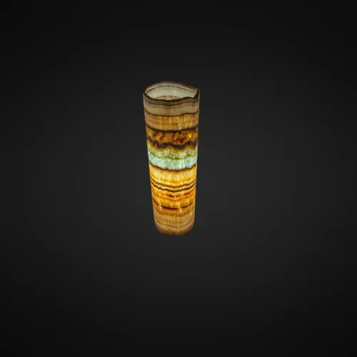 Aqua Onyx Crystal Table Lamp (1/2) Exotic