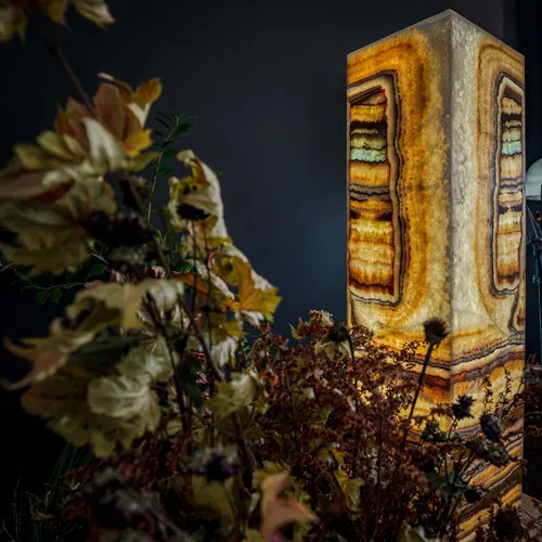 Aqua Onyx Crystal Floor Lamp (EXOTIC 1/1)