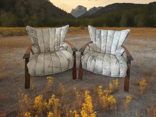 Mountain Side Chairs (Pair)