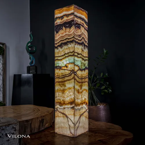 Aqua Onyx Crystal Floor Lamp (1/6) Exotic