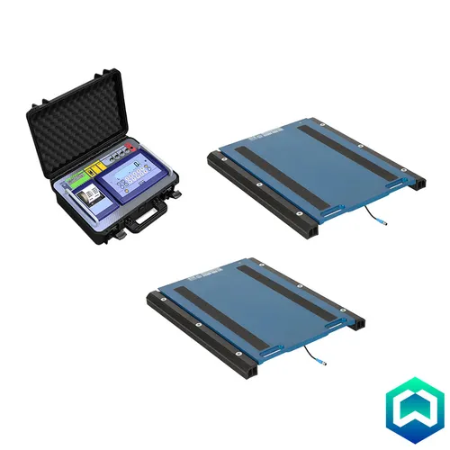 2 WWSE Wheel Weighing pad with Wired DFWKRP Indicator 