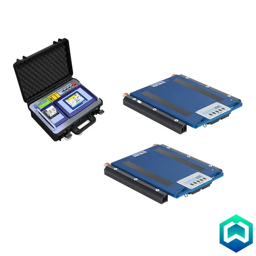 2 WWSC2G4 Wheel Weighing pads with Wireless 3590ETKR2G4 Indicator 