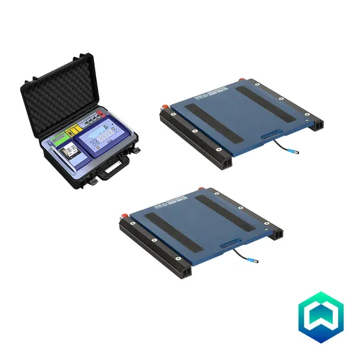 2 WWSC Wheel Weighing pad with Wired DFWKRP Indicator 