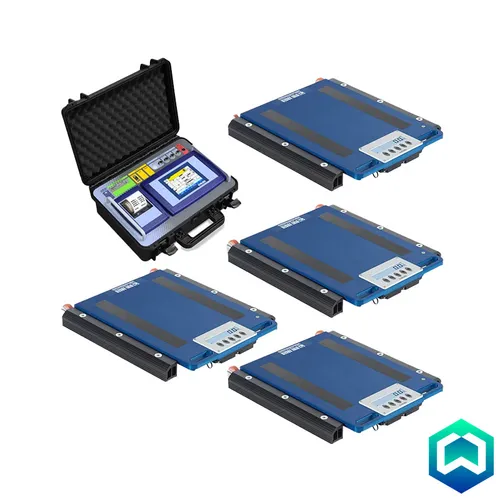 4 WWSC2G4 Wheel Weighing pads with Wireless 3590ETKR2G4 Indicator 