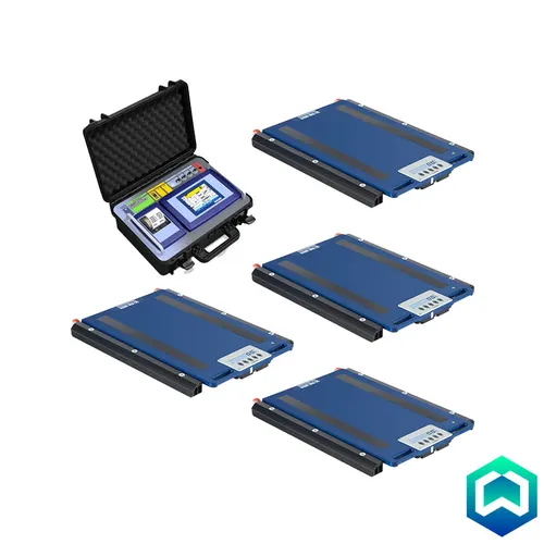 4 WWSE2G4 Wheel Weighing pads with Wireless 3590ETKR2G4 Indicator 