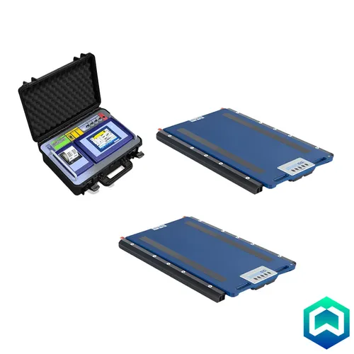 2 WWSD2G4 Wheel Weighing pads with Wireless 3590ETKR2G4 Indicator 