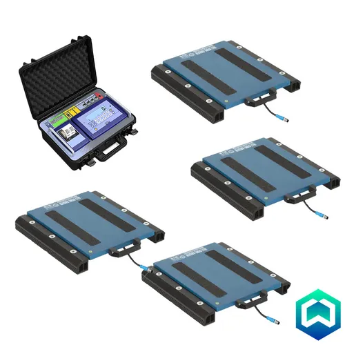 4 WWSB Wheel Weighing pad with Wired DFWKRP Indicator 
