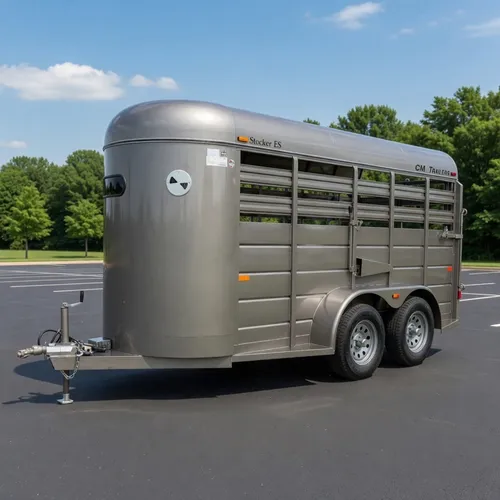 CM Stocker ES 5x14 Livestock Trailer Bumper Pull