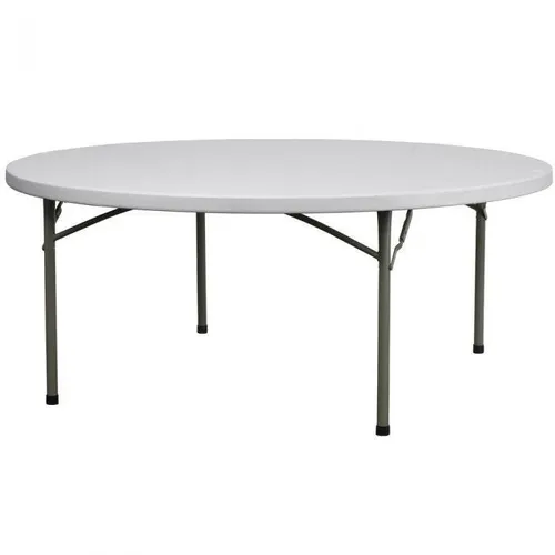 Round Plastic Folding Table (72