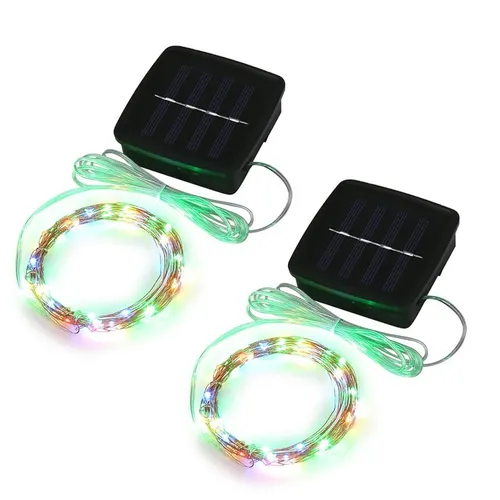 Solar Colored String Lights