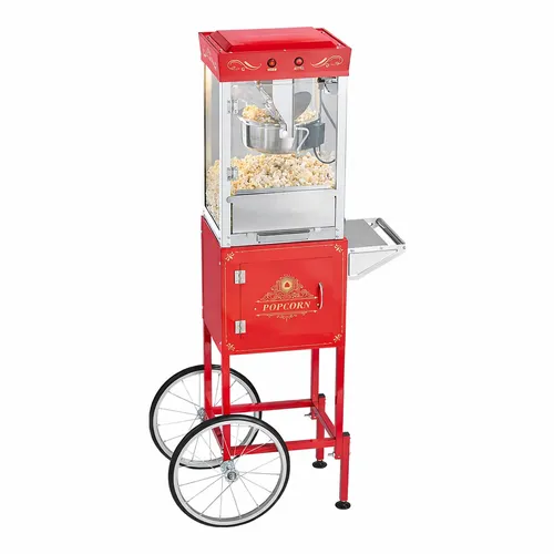 Popcorn Machine With Cart 8 oz. 