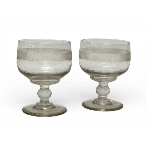 Irish cut glass rummers
