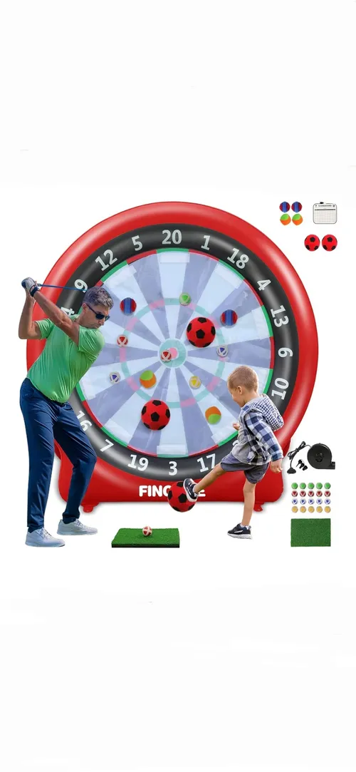 Inflatable Giant Dartboard – Golf, Soccer & Throw Dart Game