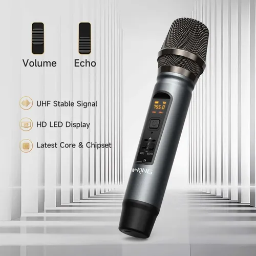 Micro King Wireless Microphone (High Quality)