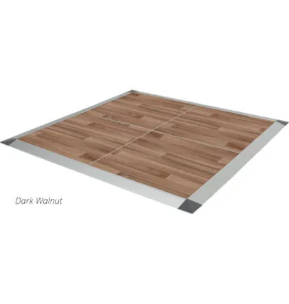 4×4 Dark Maple Dance Floor Panel