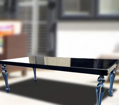 Miami Black & Silver Table