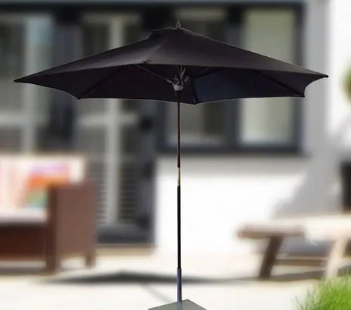 Black Umbrella + Stand