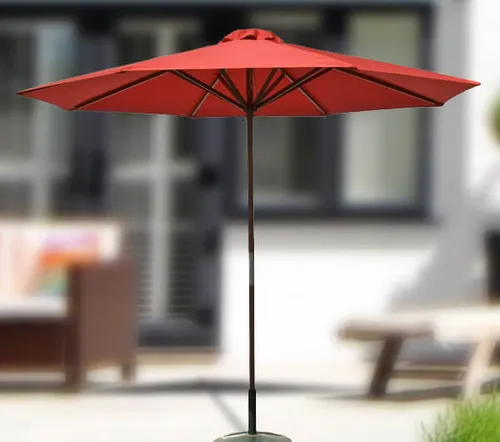 Red Umbrella + Stand