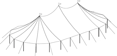 Sailcloth tent