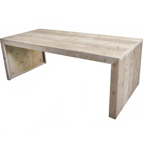 Tafel met gesloten zijkanten hoog